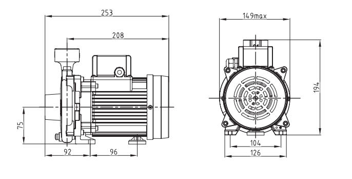 Tehnički crtež i dimenzije – AHB-200L
